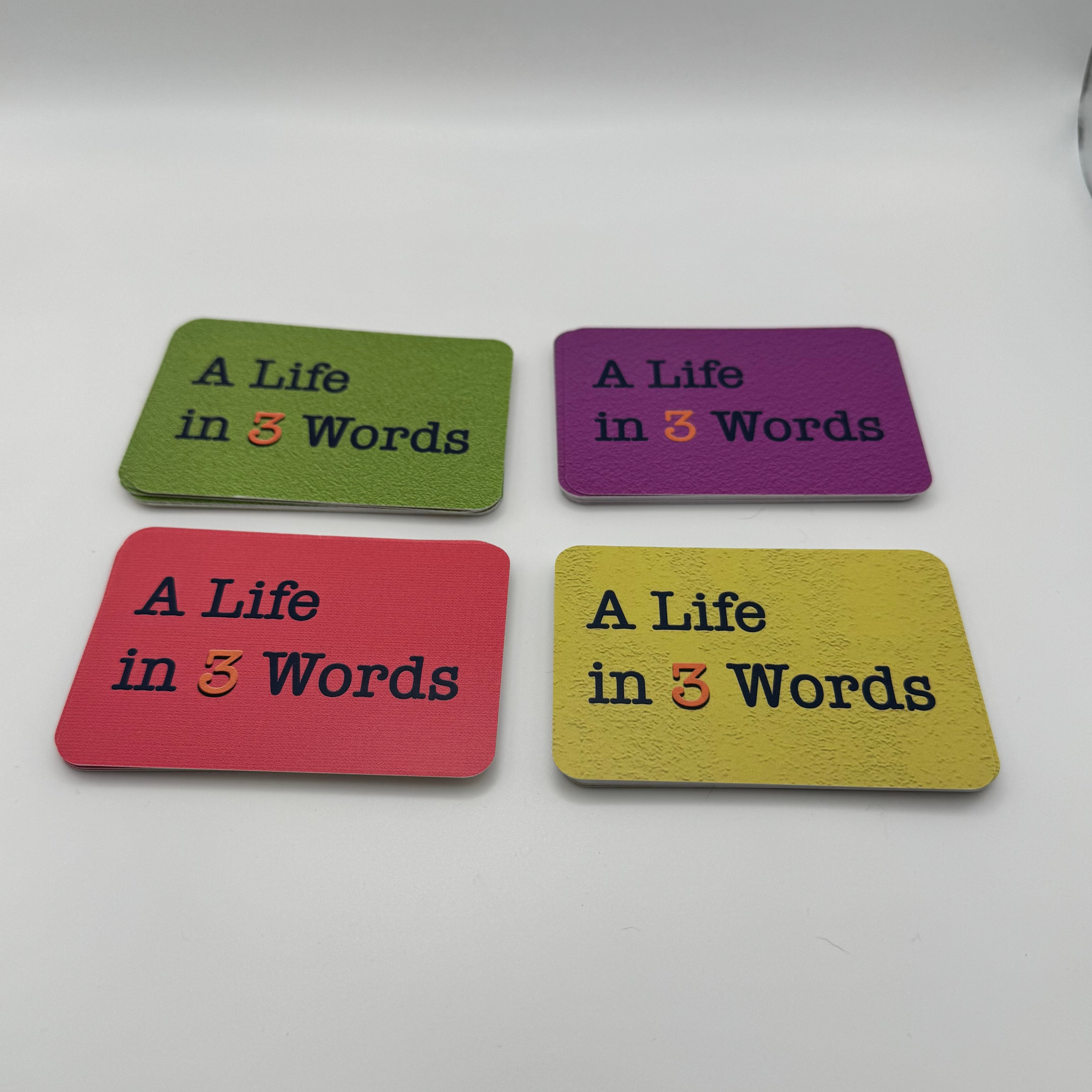A Life in 3 Words